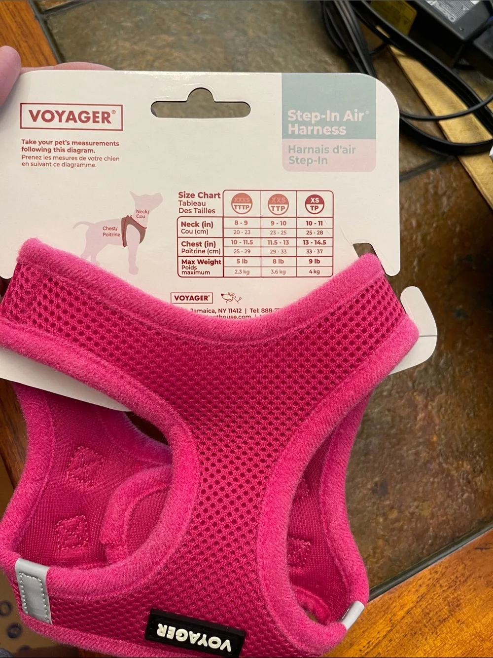 Step-In Air Dog or Cat  Harness - Pink